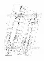 FRONT FORK for Yamaha TRICITY 2022