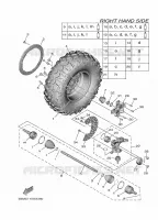 FRONT WHEEL 2 for Yamaha WOLVERINE 2022