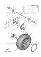 REAR WHEEL for Yamaha WOLVERINE 2022