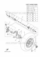 FRONT WHEEL for Yamaha GRIZZLY 2022