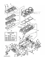 CYLINDER / CRANKCASE 1 for Yamaha GP 2002