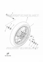 FRONT WHEEL for Yamaha TRACER 2023