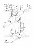 REAR BRAKE MASTER CYLINDER for Yamaha TRACER 2023
