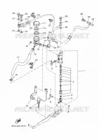 REAR BRAKE MASTER CYLINDER for Yamaha TRACER 2023