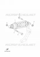 REAR SHOCK ABSORBER for Yamaha TRACER 2023