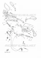 HANDLEBAR & CABLES for Yamaha TRACER 2023
