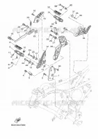 STAND / FOOTREST 2 for Yamaha TRACER 2023