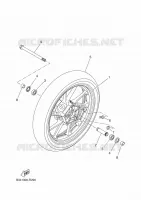 FRONT WHEEL for Yamaha TRACER 2023