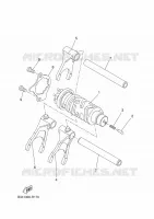 GEAR SHIFT SELECTOR DRUM / FORKS for Yamaha TRACER 2023