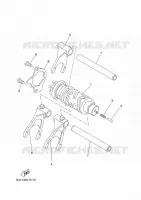 GEAR SHIFT SELECTOR DRUM / FORKS for Yamaha TRACER 2023