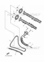 CAMSHAFT / TIMING CHAIN for Yamaha MT 2023