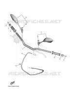 HANDLEBAR & CABLES for Yamaha MT 2023