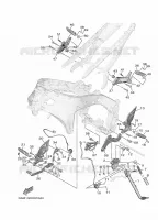 STAND / FOOTREST for Yamaha MT 2023
