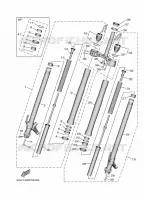 FRONT FORK for Yamaha TRACER 2023