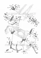 STAND / FOOTREST for Yamaha TRACER 2023