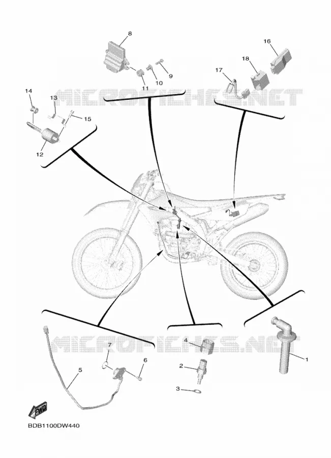 ELECTRICAL 1 Yamaha MOTO 450 2023 WRF  WR450F