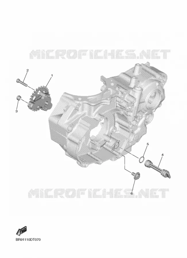 OIL PUMP Yamaha MOTO 450 2023 WRF  WR450F