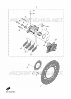 REAR BRAKE CALIPER for Yamaha NIKEN 2023