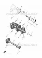 CRANKSHAFT / PISTON for Yamaha NIKEN 2023