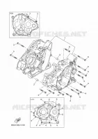 CRANKCASE for Yamaha XSR 2023