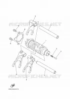 GEAR SHIFT SELECTOR DRUM / FORK for Yamaha MT 2023