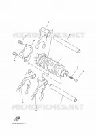 GEAR SHIFT SELECTOR DRUM / FORK for Yamaha MT 2023