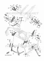 STAND / FOOTREST for Yamaha TRACER 2023