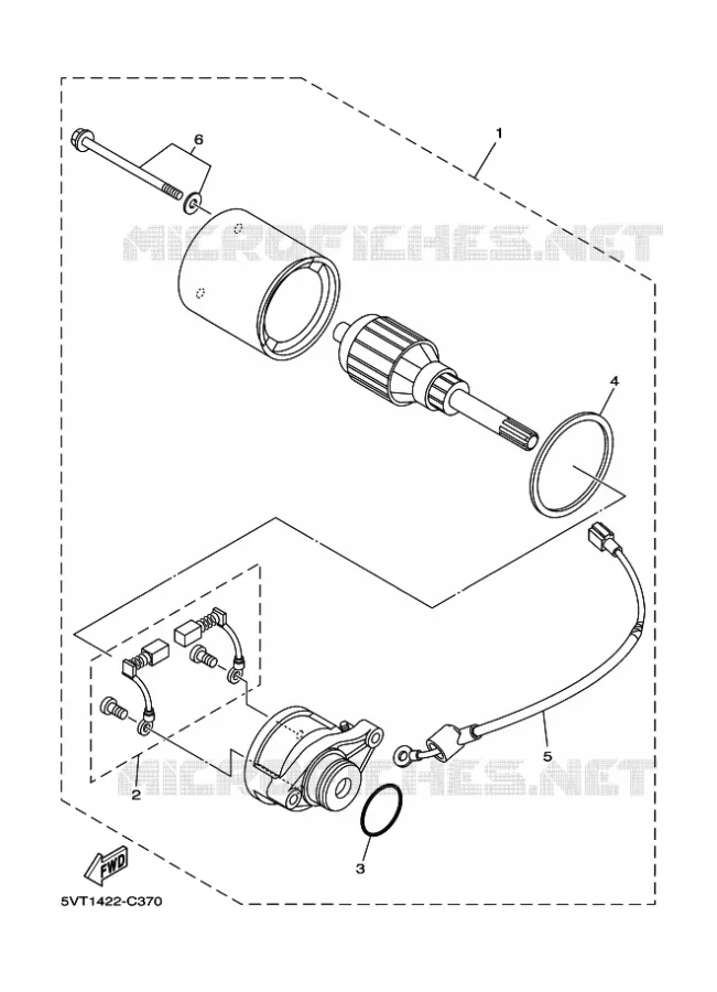 STARTING MOTOR Yamaha MOTO 110 2023 TTR  TT-R110E