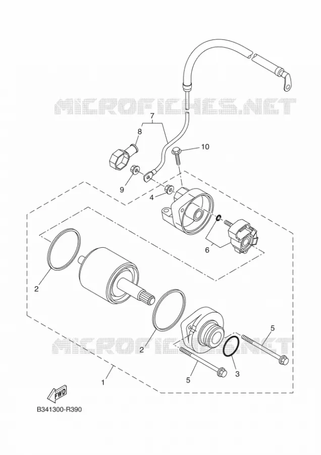 STARTER MOTOR Yamaha MOTO 700 2023 TENERE  XTZ690