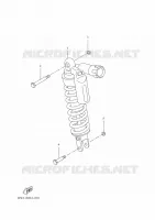 REAR SHOCK ABSORBER for Yamaha TENERE 2023