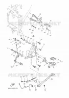 STAND / FOOTREST for Yamaha TENERE 2023
