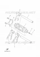 GEAR SHIFT SELECTOR DRUM / FORKS for Yamaha TENERE 2023