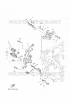 STAND / FOOTREST 2 for Yamaha TENERE 2023