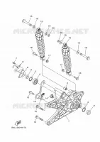 SWINGARM / SHOCK ABSORBER for Yamaha NMAX 2023