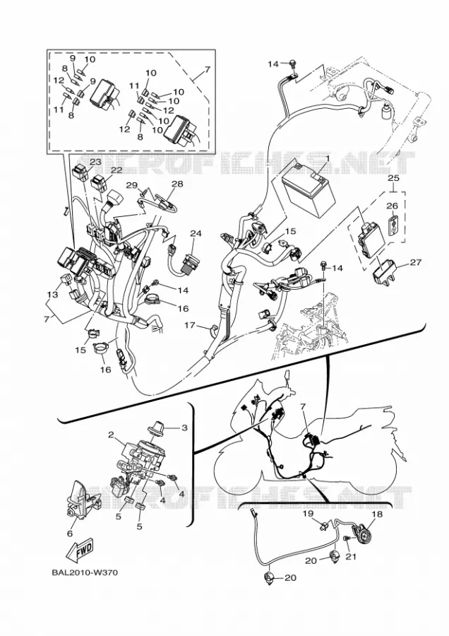 ELECTRICAL 1 Yamaha SCOOTER 150 2023 NMAX  GPD155-A