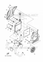 RADIATOR / HOSES for Yamaha NMAX 2023