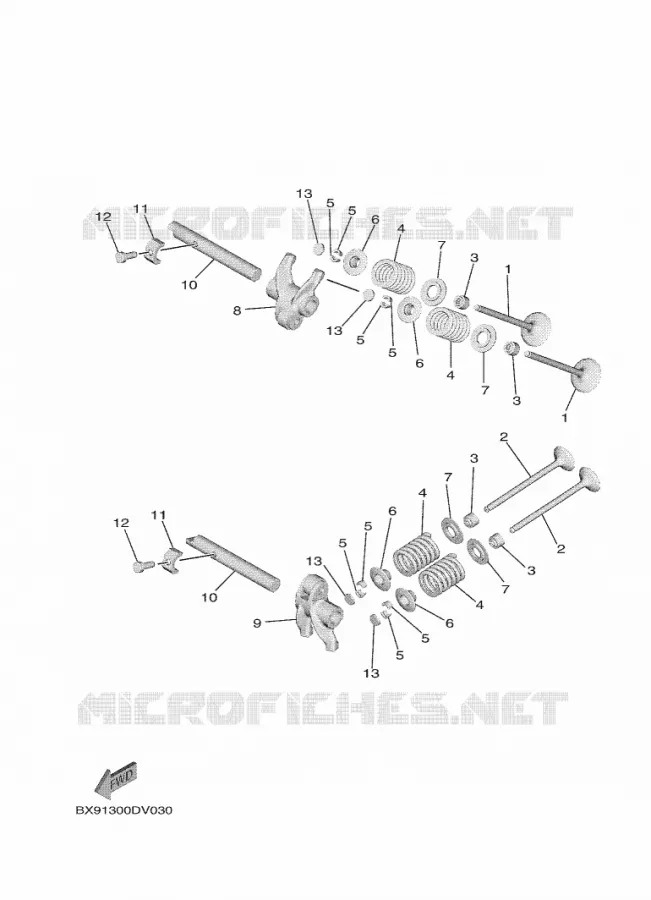 VALVE Yamaha SCOOTER 300 2023 TRICITY  MWD300