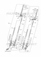 FRONT FORK for Yamaha TRICITY 2023