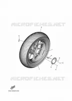 REAR WHEEL for Yamaha TRICITY 2023