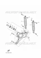 SWINGARM / SHOCK ABSORBER for Yamaha XMAX 2023