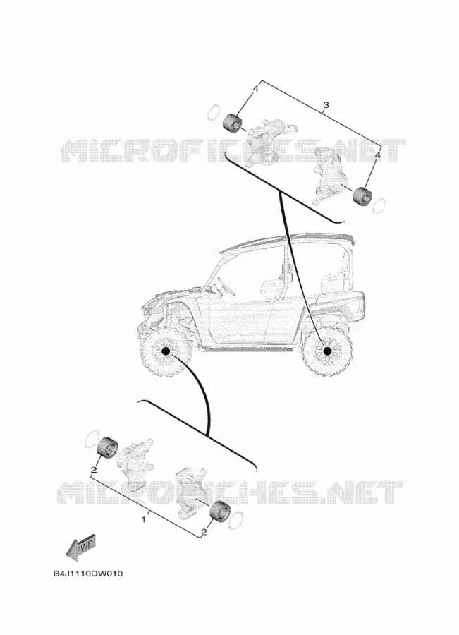MAINTENANCE PARTS KIT Yamaha SIDE BY SIDE 1000 2023 WOLVERINE  YXF1000EW / YX10FRPAP