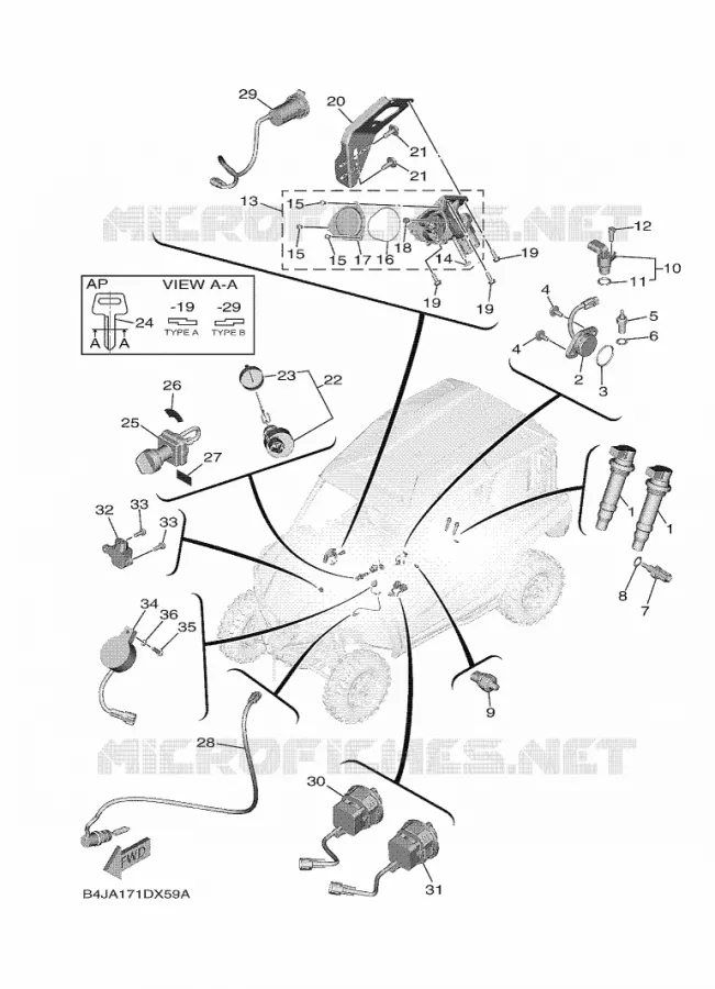 ELECTRICAL 1 Yamaha SIDE BY SIDE 1000 2023 WOLVERINE  YXF1000EW / YX10FRPAP