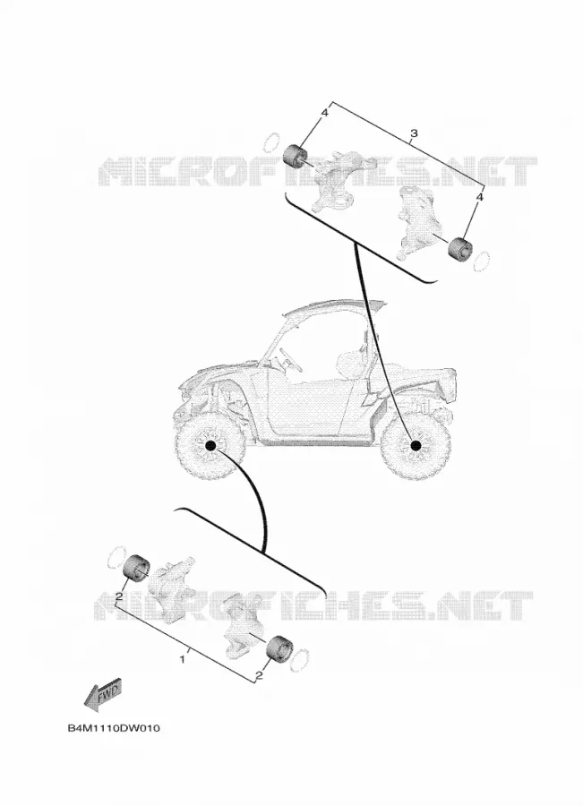 MAINTENANCE PARTS KIT Yamaha SIDE BY SIDE 1000 2023 WOLVERINE  YXE1000EWS / YX10ERPLP