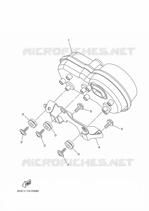 SPEEDOMETER Yamaha SIDE BY SIDE 1000 2023 YXZ  YXZ1000E