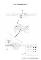WVTA PERFORMANCE, LABEL for Yamaha KODIAK 2023