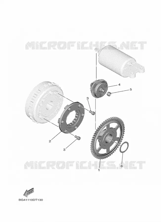 STARTER CLUTCH Yamaha SIDE BY SIDE 850 2023 WOLVERINE  YXF850E / YX85FPAP