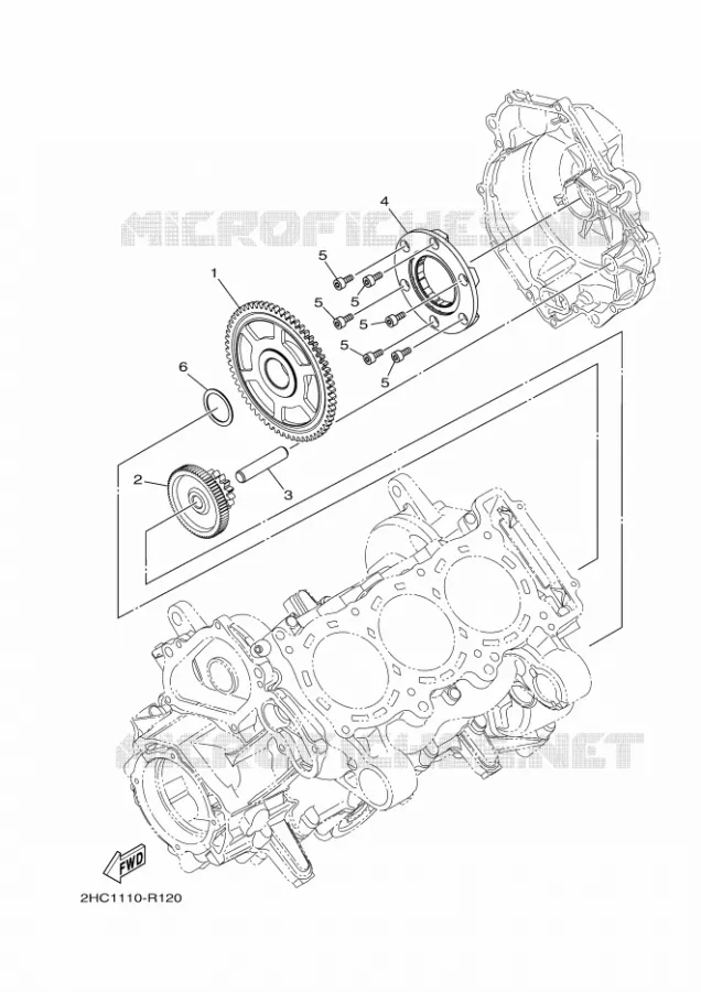 STARTER CLUTCH Yamaha SIDE BY SIDE 1000 2023 YXZ  YXZ1000ET