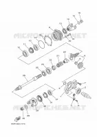 MIDDLE DRIVE GEAR for Yamaha KODIAK 2023