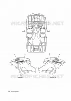 STICKER for Yamaha KODIAK 2023