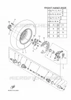 FRONT WHEEL 2 for Yamaha GRIZZLY 2023